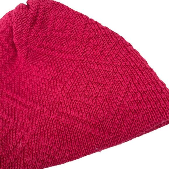 Smiley‎ Beanie 100% Wool Cap Pink Sock Hat Mountain Outdoor - Picture 4 of 7